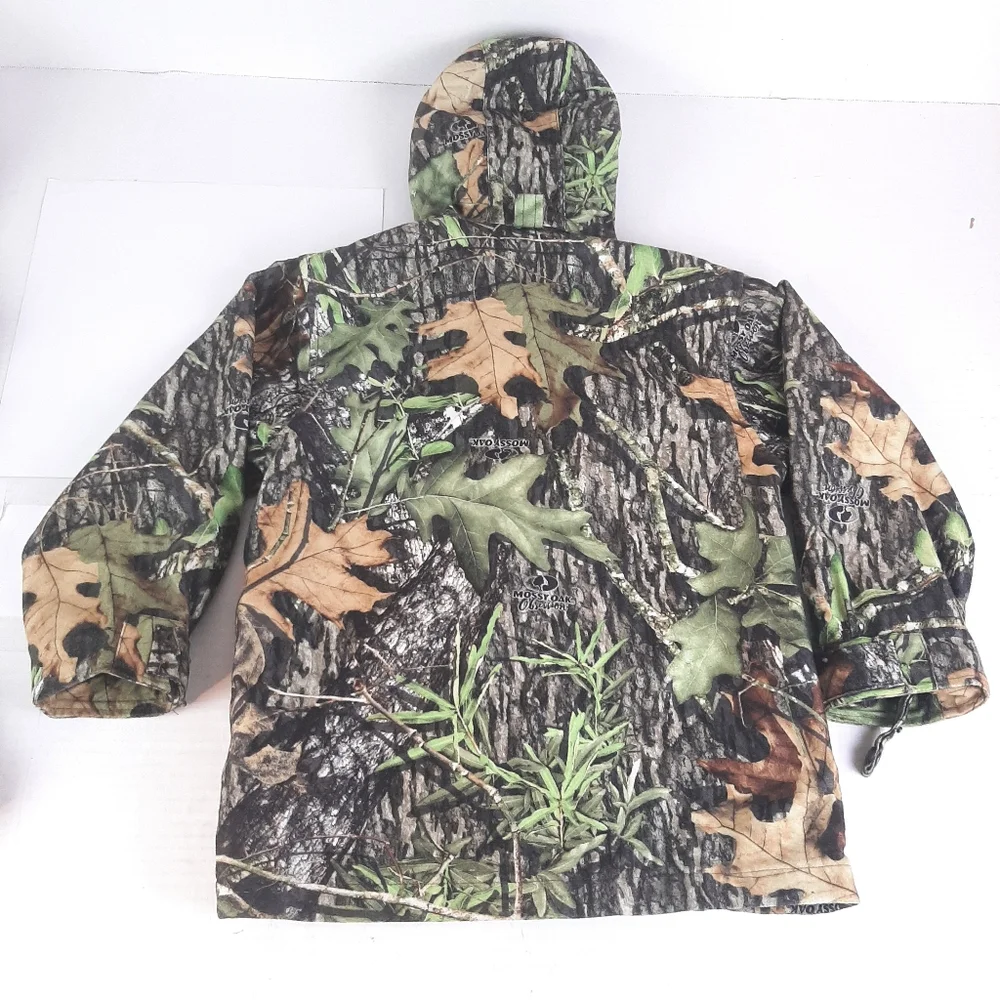🛍🍀Game Winner Sportswear Youth Small Camouflage Hooded Waterproof Coat